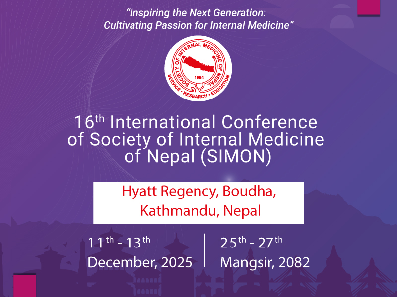16th International Conference of Society of  Internal Medicine of Nepal (SIMON)