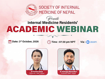 Continuing Internal Medicine Residents' Academic Webinar